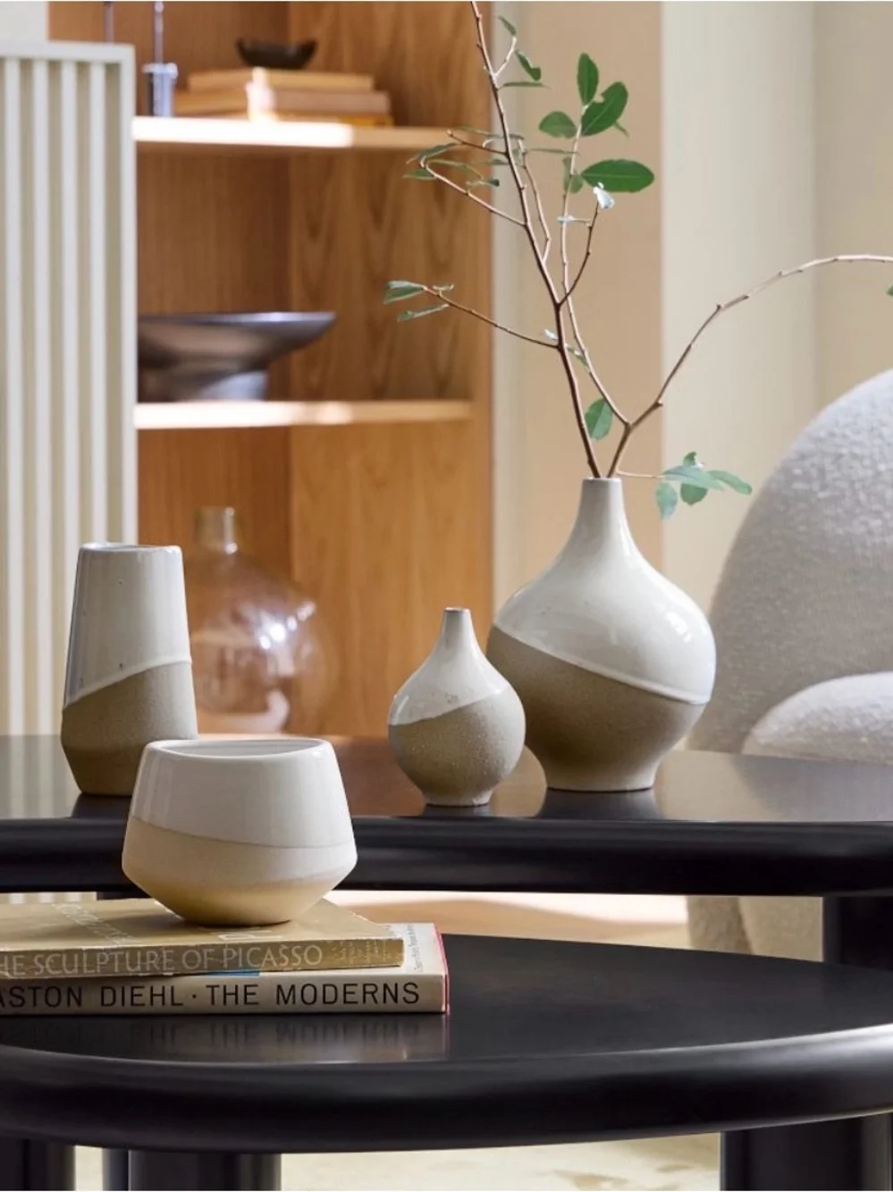 WEST ELM | Half Dipped Stoneware Vase